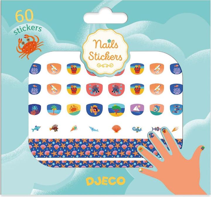 Image du produit Djeco Stickers pour ongles Méditerranée