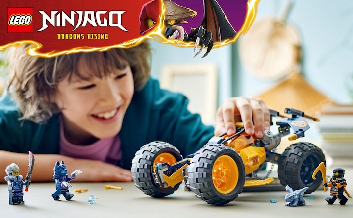 Produktbild LEGO Arins Ninja-Geländebuggy (71811, LEGO Ninjago)