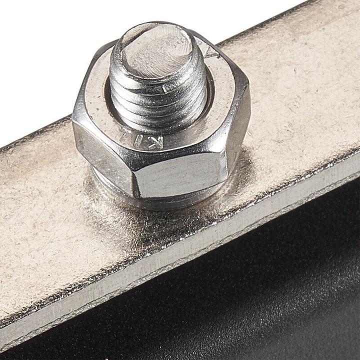 Actual product image Ective Dual power distribution bar with bottom rail 2x4-gang 150A DC/AC