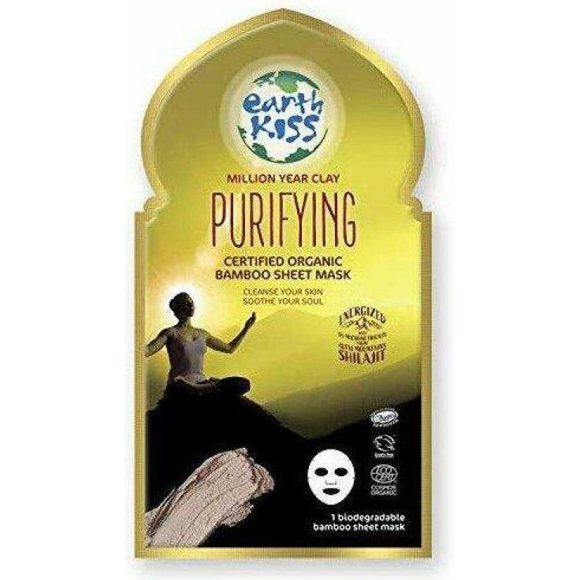 Thumbnail - Earth Kiss, Gesichtsmaske, Million Year Clay Purifying Sheet 24g (24 ml)