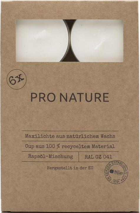 Produktbild müller Kerzen Raps Maxi (6 Stk.)