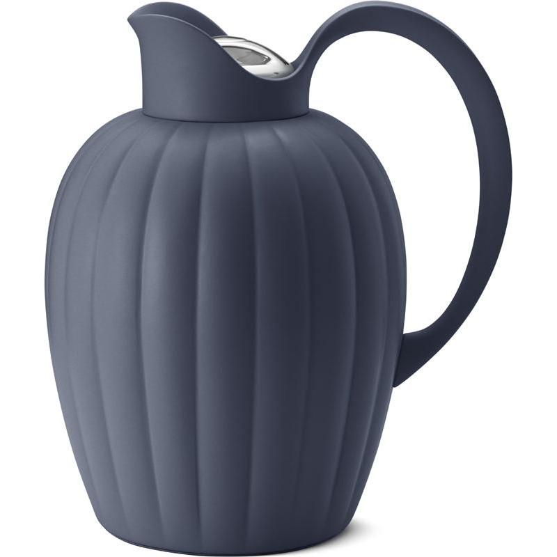 Georg Jensen BERNADOTTE Thermoskanne L, Thermoskanne, Blau