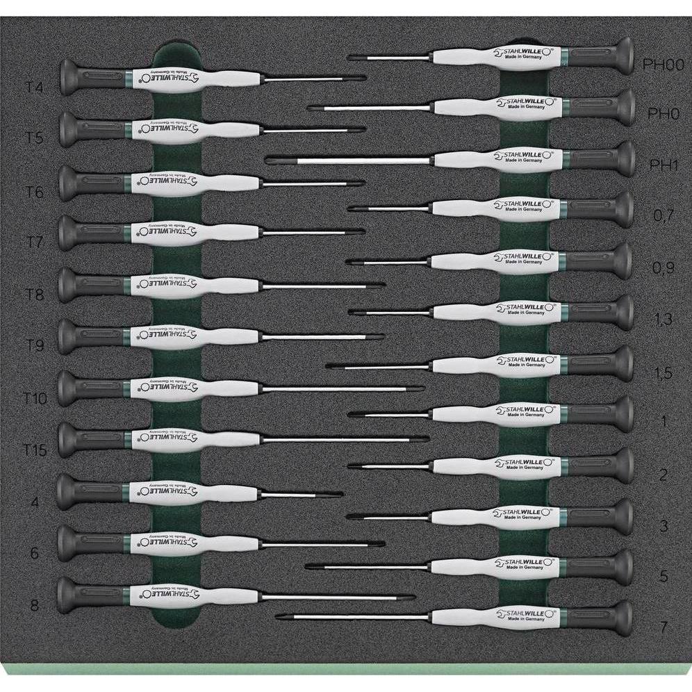 Stahlwille, Cacciavite, Set di cacciaviti TCS 4751-4754/8/3/4/8 (Porta)
