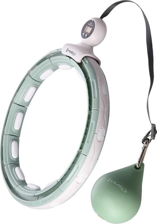 Image du produit HMS Hula Hop HHM15 avec aimant et poids vert + compteur (100 cm, 1500 g)