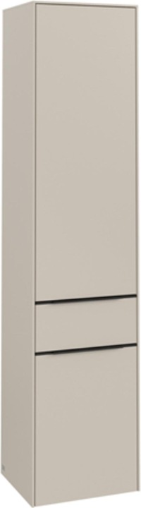 Actual product image Villeroy & Boch Subway 3.0, tall unit, 2 doors stop (hinge) right and 1 drawer, C59102