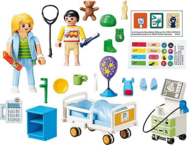 Actual product image Playmobil Children's hospital room (70192, Playmobil City Life)