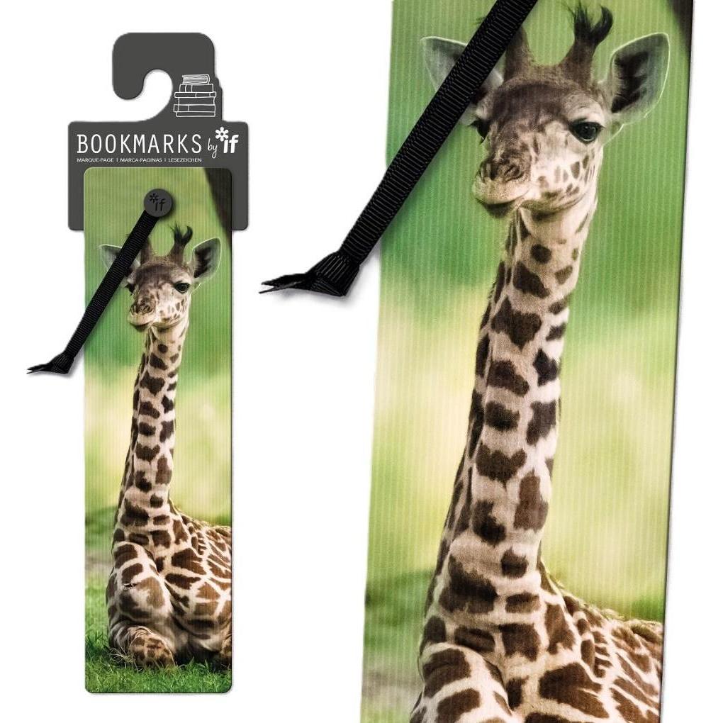 IF, Accessori scrivania, 3D-Lesezeichen 15406 - Giraffe