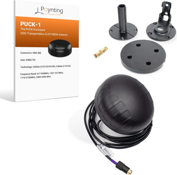 Productafbeelding Poynting Antenne- 5G/LTE- Automotive/Marine- A-PUCK-0001-V1-01- Automotive 6dbi SISO - 6 dB (5G)