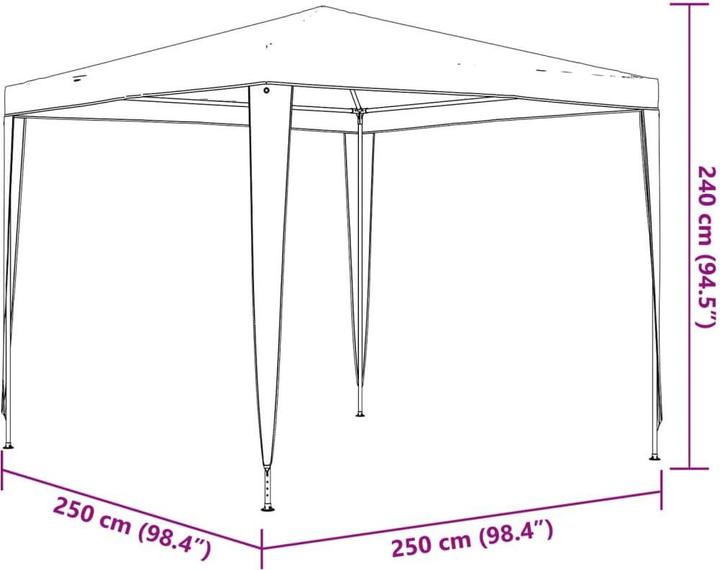 Produktbild vidaXL Partyzelt (250 cm, 250 cm)