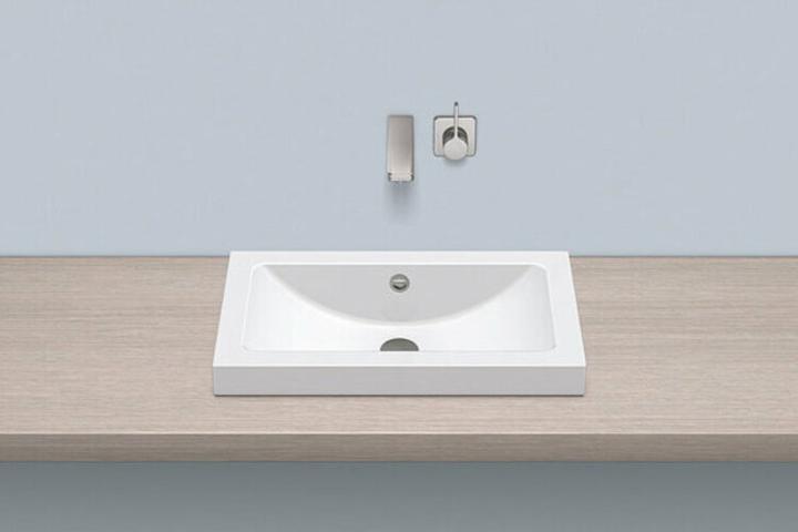 Produktbild Alape Aufsatzbecken AB.R585.1, rechteckig B: 585mm H: 143mm T: 346mm, 3205000000, weiss (346 mm, 585 mm)