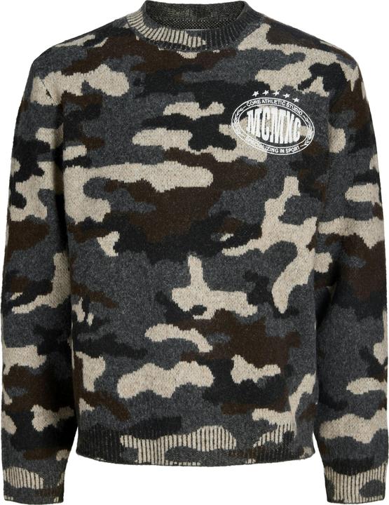 Produktbild Jack & Jones Jcofade Knit Aop Crew Neck Styd Aw25 (S)