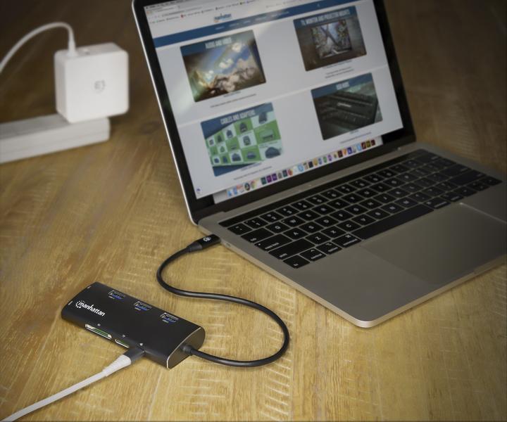 Produktbild Manhattan USB Typ-C zu (USB-C, 6 Ports)