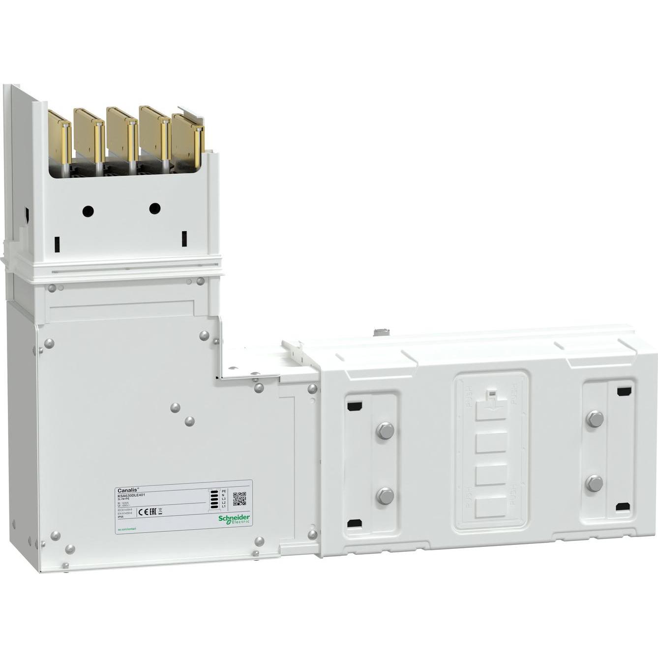 Schneider Electric SE KSA630DLE401 KSA Winkelelement StandardlÃ¤nge (Verteiler), Elektronikzubehör + Gehäuse, Weiss