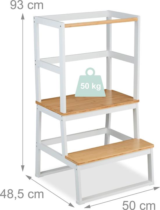 Actual product image Relaxdays Learning stool