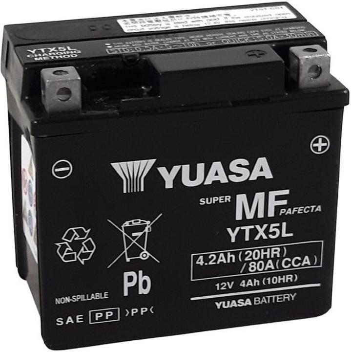 Image du produit Yuasa AGM Motorradbatterie 12V 4.2Ah 80A (12 V, 4.20 Ah, 80 A)