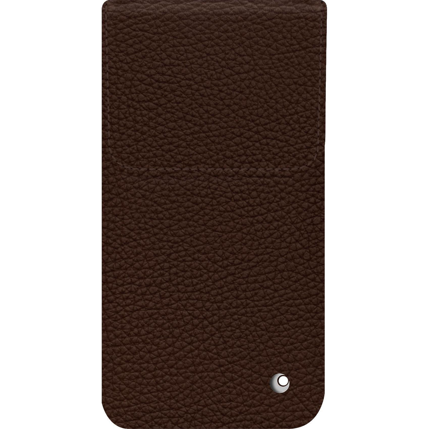 Noreve Lederschutzhülle (Apple iPhone 16 Plus), Smartphone Hülle, Braun