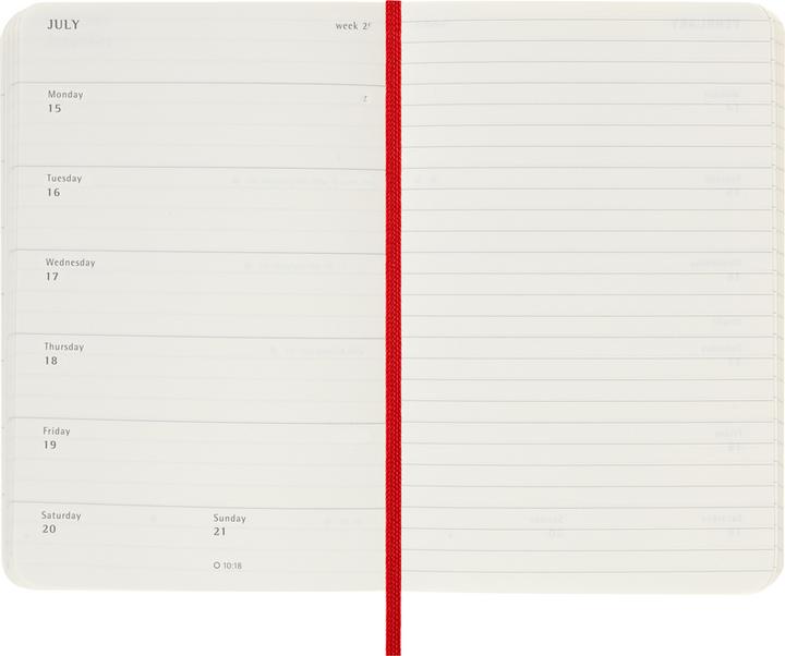 Actual product image Moleskine Notizkalender (Pocket, A6, English)