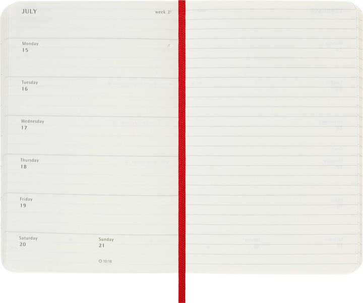 Actual product image Moleskine Notizkalender (A6, Pocket, English)