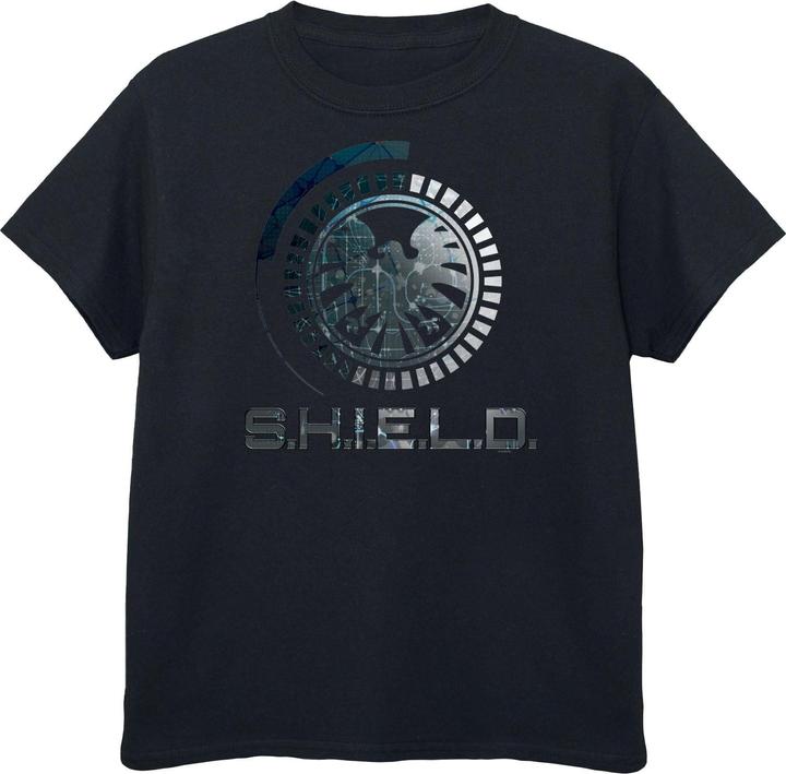 Actual product image Agents Of Shield Boys Circuits Cotton T-Shirt (140, 146)
