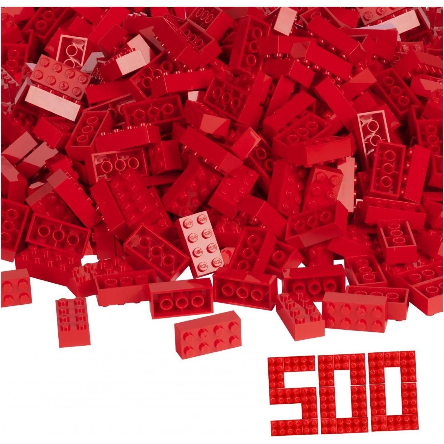 Simba Blox 500 rote 8er Steine lose