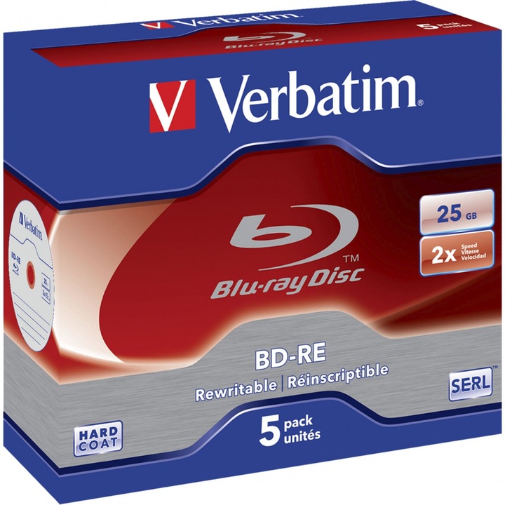 Immagine prodotto Verbatim Bd-Re (5 x)