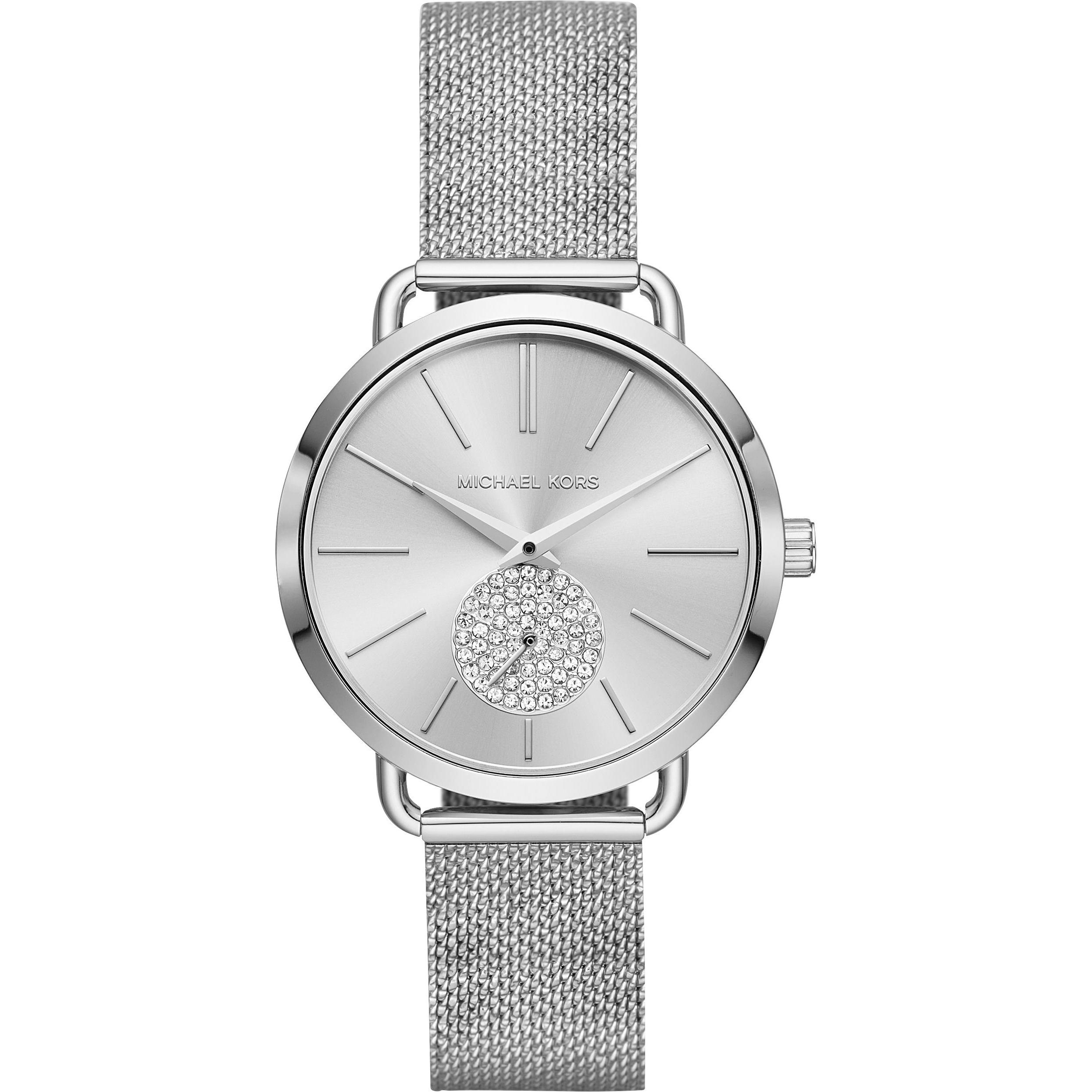 Michael Kors, Armbanduhr, Portia, Silber, (Analoguhr, 36 mm)