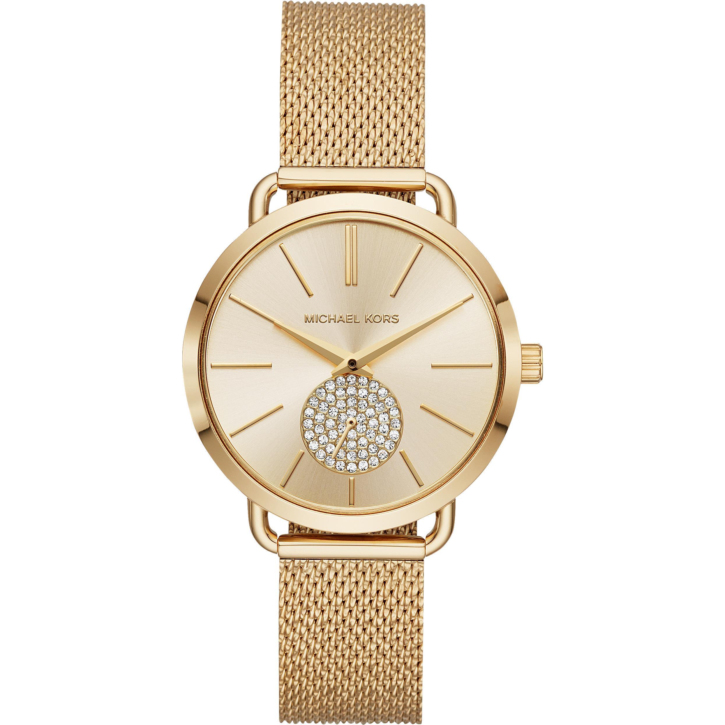 Michael Kors, Armbanduhr, Portia, Gold, (Analoguhr, 36 mm)
