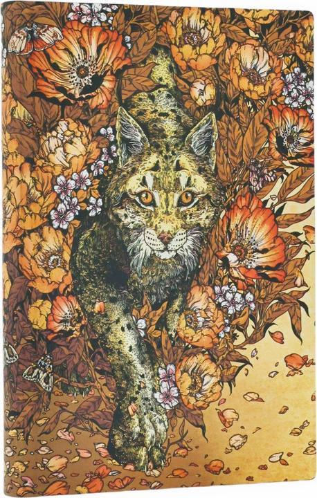 Actual product image Paperblanks Softcover Flexis - Lynx Rising - Mini - Lined (90 x 140 mm, Lined, Soft cover)