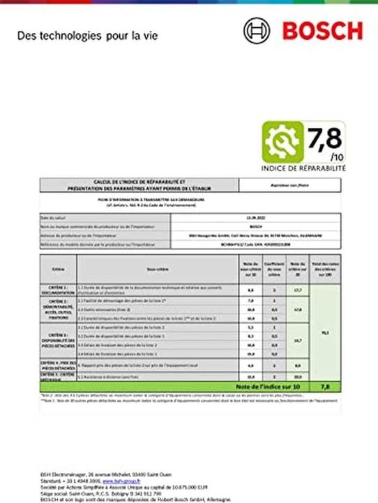 Produktbild Bosch Hausgeräte BCH86HYG2/01