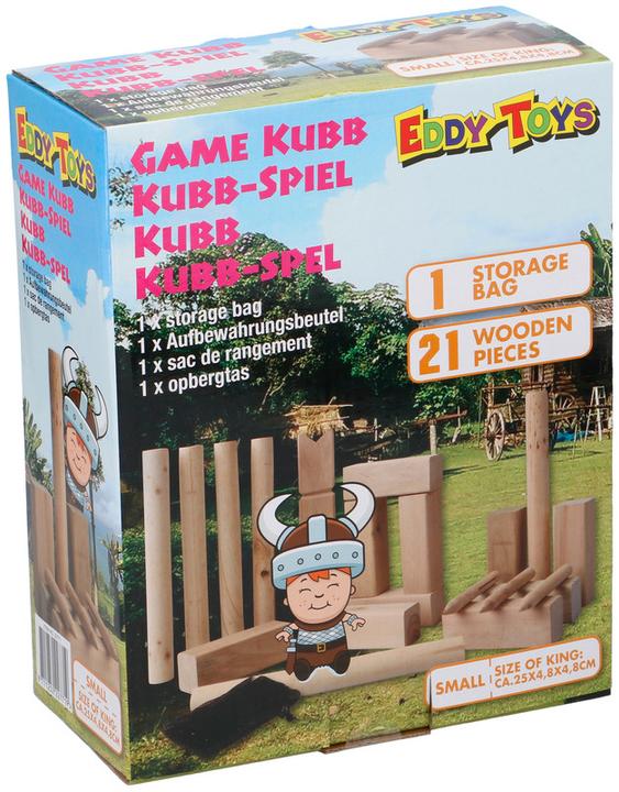 Produktbild Eddy Toys Kubb - Wikingerspiel (1 - 6 Spieler)