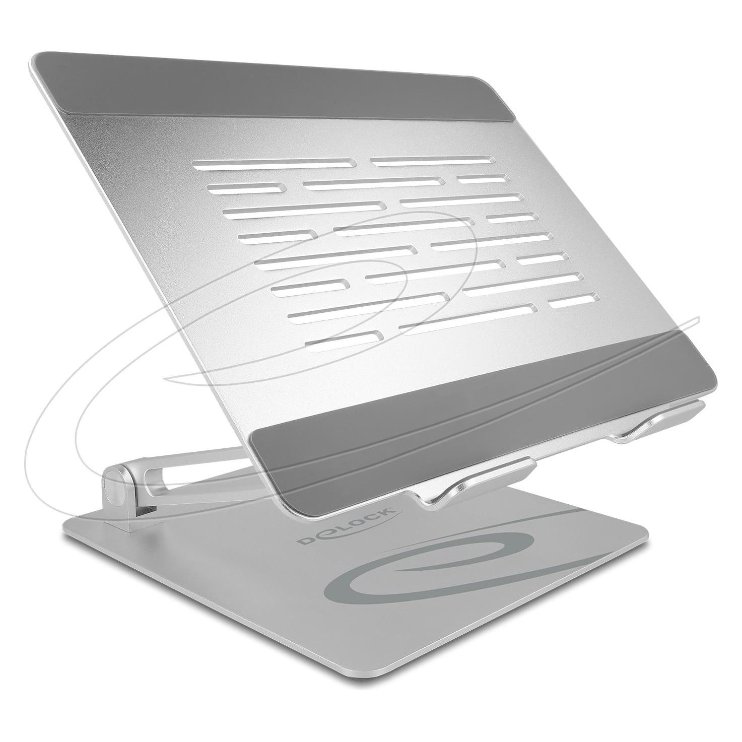 Delock Supporto Del Supporto 18414, Supporto Per Notebook, Argento
