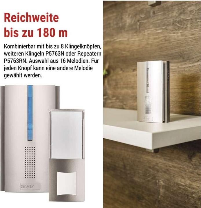Produktbild Emos Zusatzklingel zu P5760N, P5763N (Signalerweiterung), für 3× AA