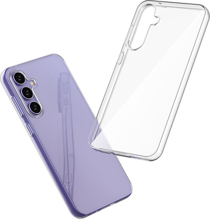 Actual product image Hurtel Ultra Clear silicone case for S23 FE, transparent