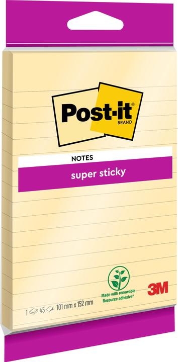Produktbild Post-it Super Sticky (102 x 152 mm)