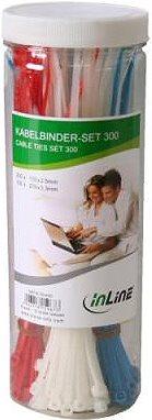 Image du produit InLine Kabelbinder-Set (Serre-câbles en plastique, 300 pcs)