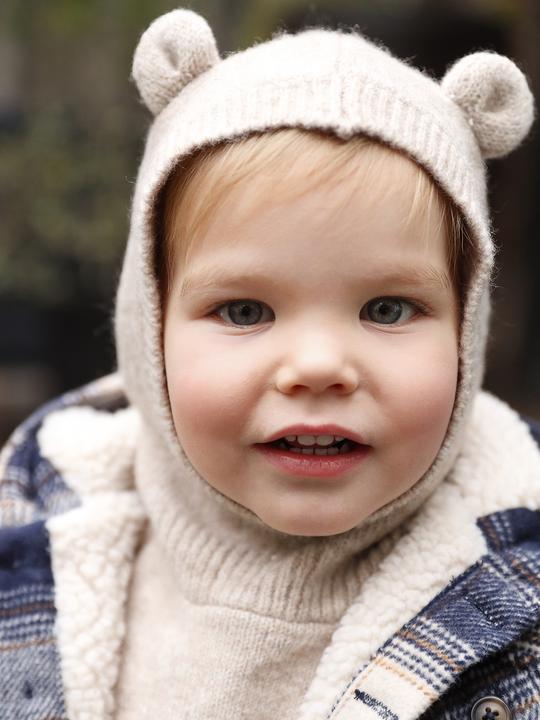 Actual product image Vertbaudet Mädchen Baby Schalmütze mit Teddyohren (62/68)