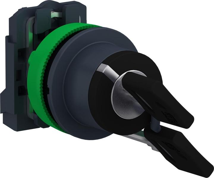 Image du produit APC Interrupteur à clé, complet, plat, ø30mm, sans cran d'arrêt, gauche, 2-Pos 90° rappel par ressort