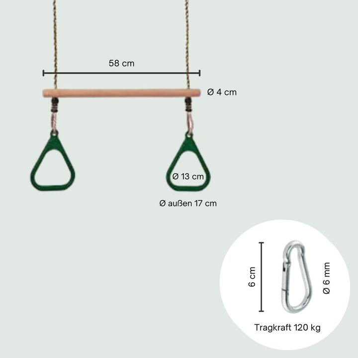 Produktbild H2i Schaukel mit Turnringen