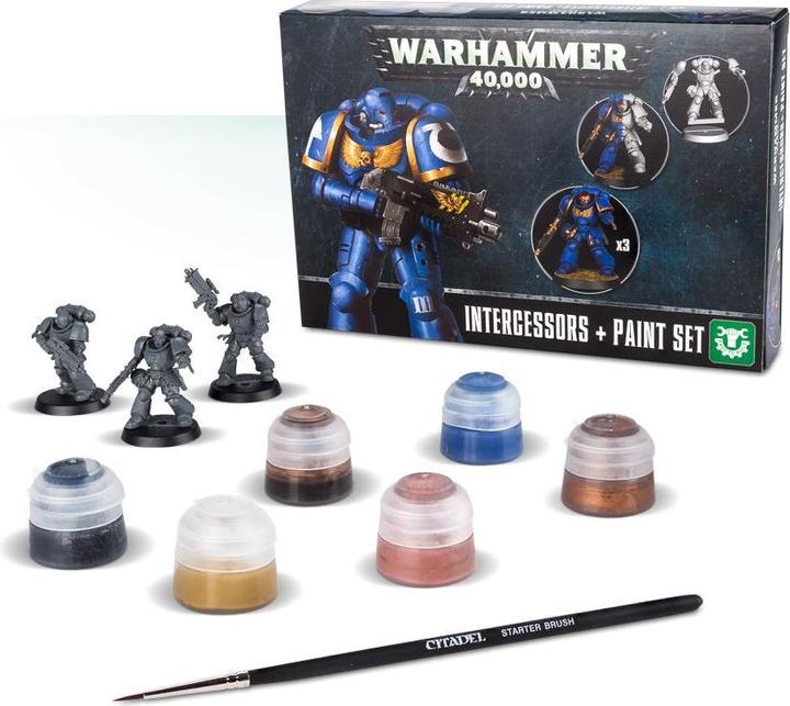 Actual product image Games Workshop Warhammer 40k - Citadel Space Marines Inferno Paint Set (Plastic)