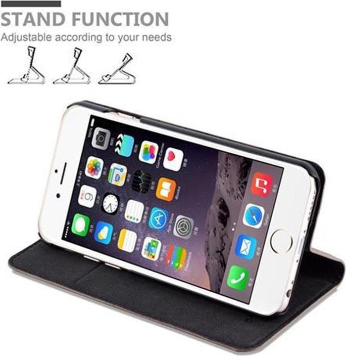 Actual product image Cadorabo Book Invisible Magnet Cover (Apple iPhone 6)
