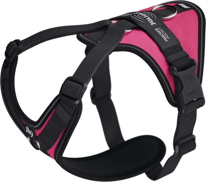 Actual product image Julius-K9 K9 Longwalk light sele w/trackerpocket,Dark pink,S (S, Dog, General)
