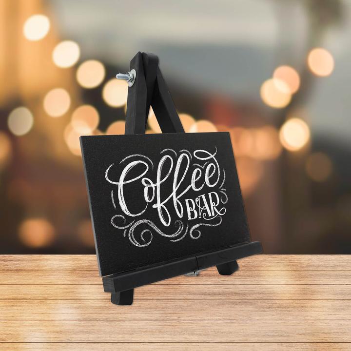 Produktbild Europel Tisch-Kreidetafel mini mit Staffelei, schwarz (Wandtafel)