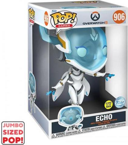 Produktbild Funko POP! Games Overwatch 2 Echo (902) (GITD) Jumbo 25cm