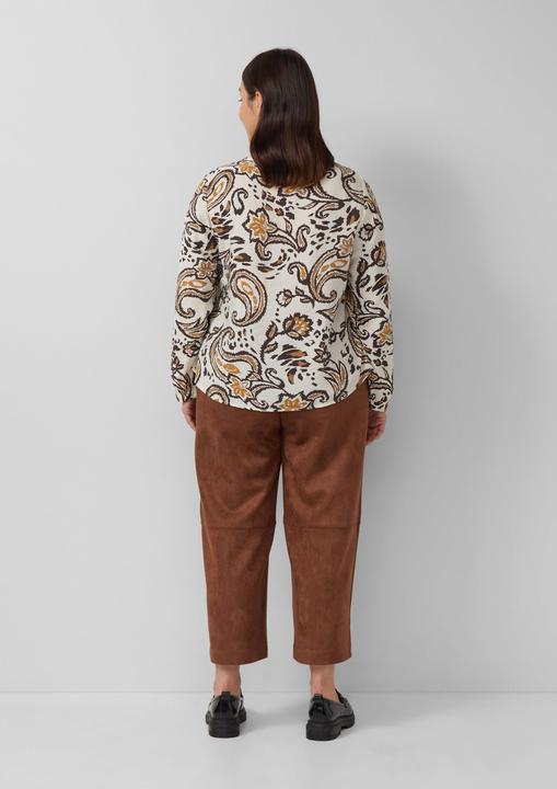 Immagine prodotto s.Oliver Bluse Strukturierte Viskosemix-Bluse mit All-over-Print (48)