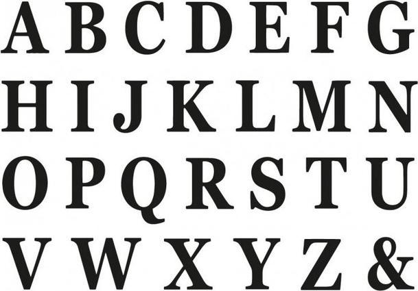 Actual product image Chaks Letters (48 pcs.)