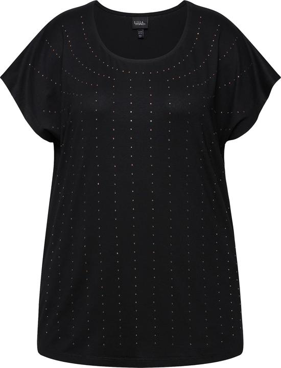 Produktbild Ulla Popken T-Shirt, Ziersteine, Oversiezd, Rundhals, Halbarm (50, 52)