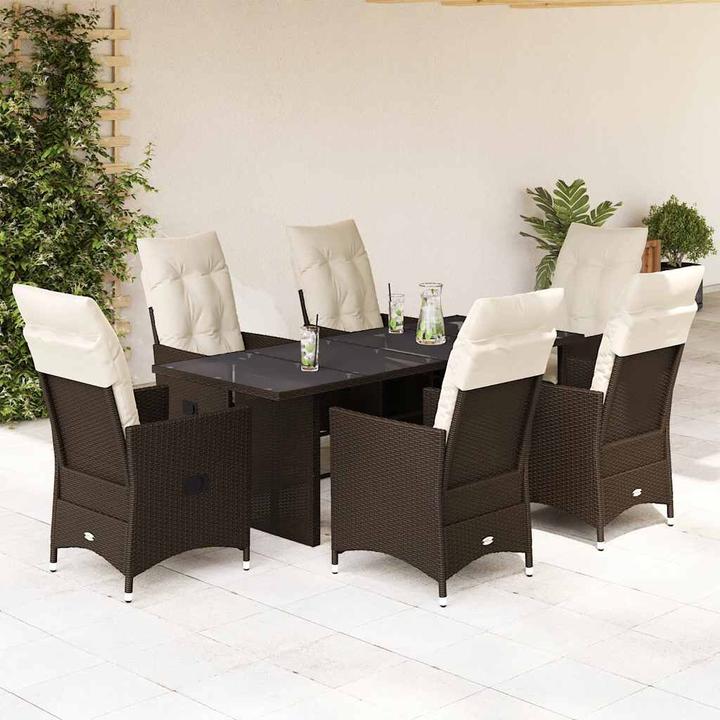Produktbild vidaXL Garten Essgruppe (190 x 80 x 75 cm)