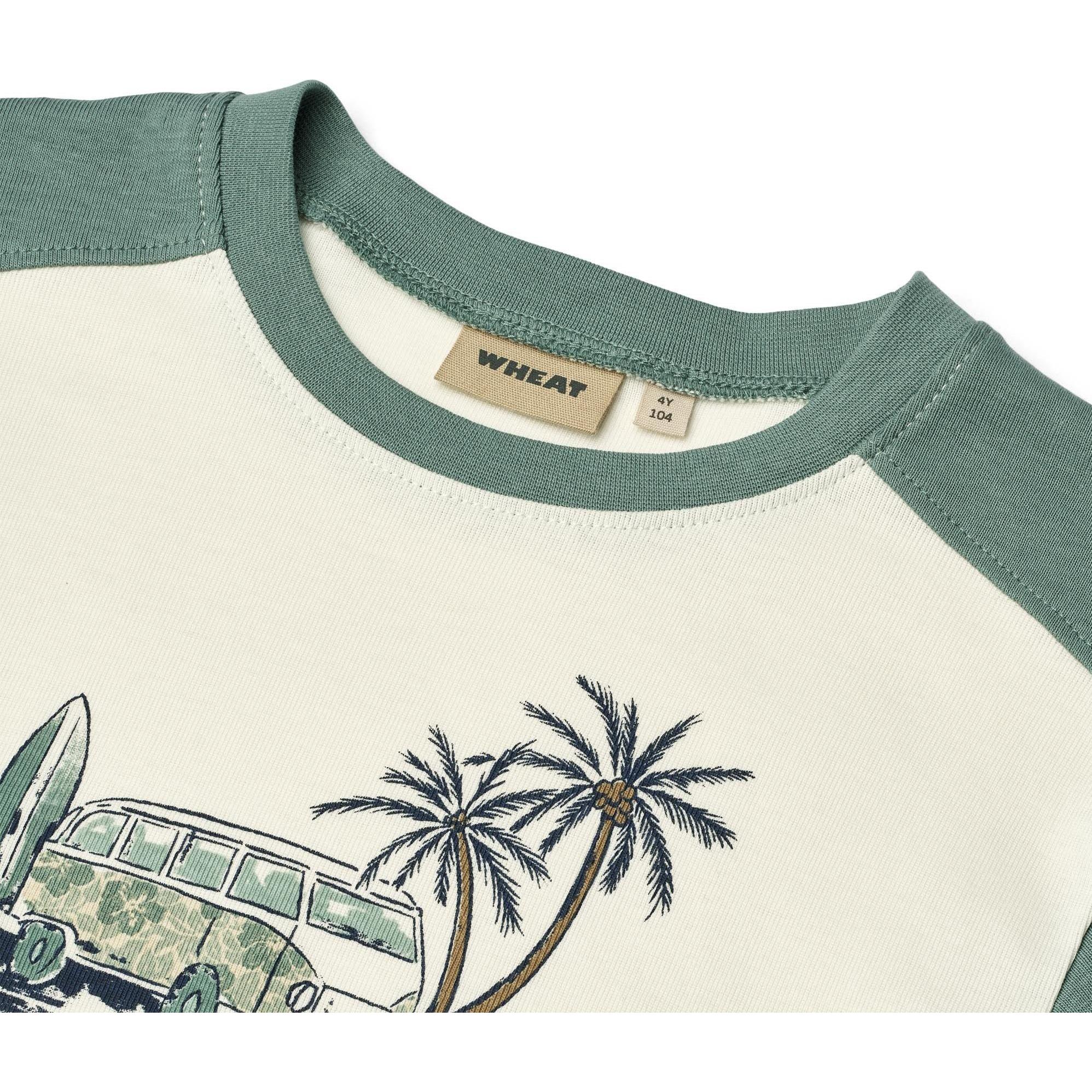 Thumbnail - Wheat, Unisex, Shirt, Kid's T-Shirt S/S Hector, Beige, (128)