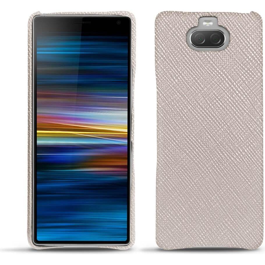 Noreve Lederschutzhülle (Sony Xperia 10 Plus), Smartphone Hülle, Beige