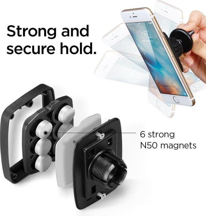 Actual product image Spigen H12 Vent Magnetic Car Mount Holder